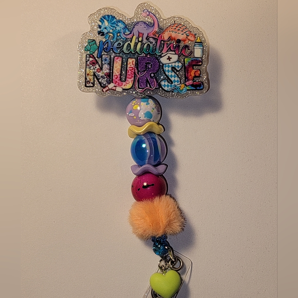 Pediatric Nurse Badge Reel
